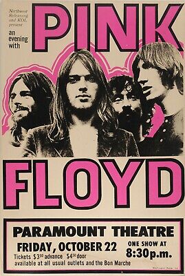 #02 A3 Size Wall Poster Art Deco PINK FLOYD CONCERT SHABBY Print