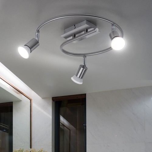 Lampada A Soffitto Arjen, Lampada A Soffitto In Metallo/legno Color - Foto 7