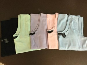 92 nylon 8 spandex tank tops
