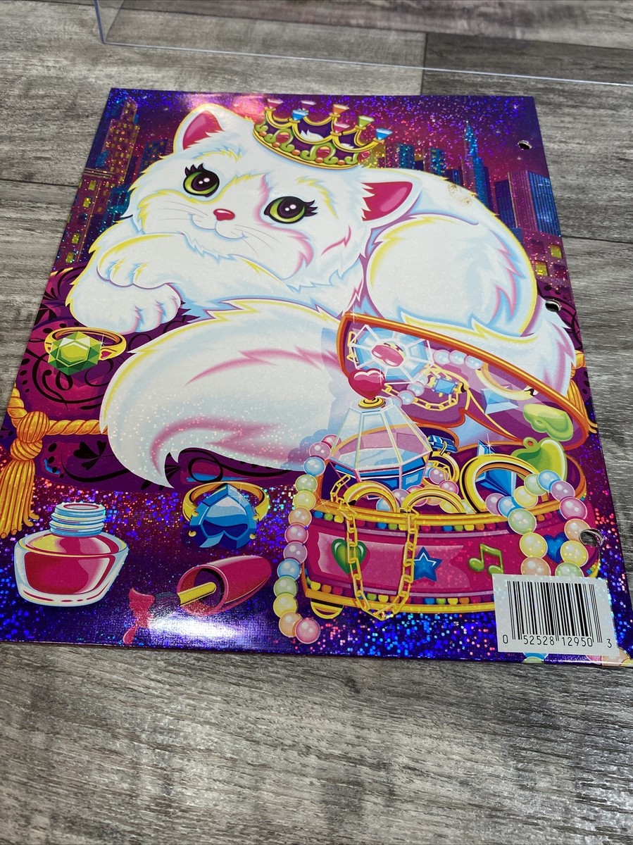 Rare Lisa Frank Glamour Jeweled Purrscilla Persian Cat Double