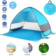 Pop Up Portable Beach Canopy Sun Shade Shelter Outdoor Camping Fishing Tent Mesh