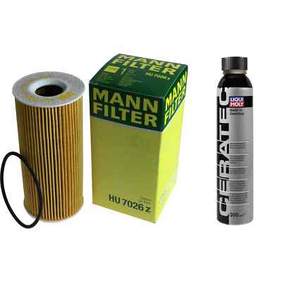 MANN-FILTER ÖLFILTER HU 7026 z + LIQUI MOLY Cera Tec 3721