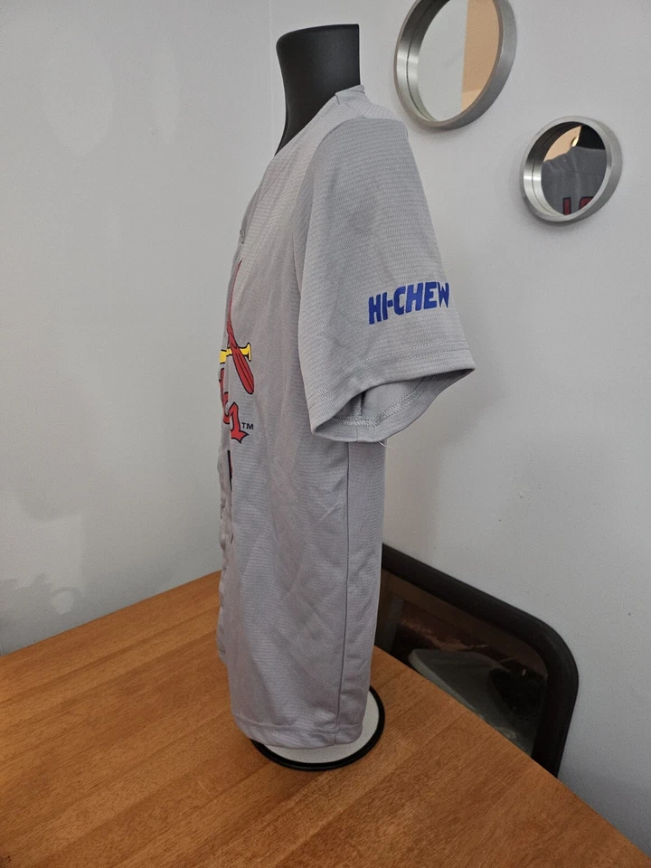 Camiseta SGA Hi-Chew MLB St Louis Cardinals Albert Pujols #5 Giveaway Youth GG  - Imagem 3 de 4