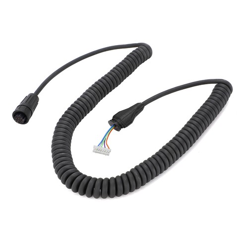 Do Garmin VHF 200 Mikrofon Przewód mikrofonowy Kabel Zwinięty Upgrade Złącze Zastępuje - Zdjęcie 6 z 9