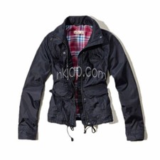 Hollister Lace Dress Skirt Top Jacket Windbreaker Navy White