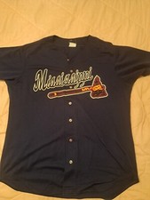 Mississippi Braves AA Game Worn USED Jersey #3 Atlanta Braves Size 48 MILB