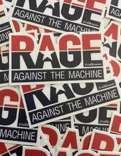Rage Against The Machine X USA Basketball Mashup Sticker
