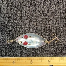 Vintage Fishing Lure - Hofschneider Red Eye Spinning Wiggler