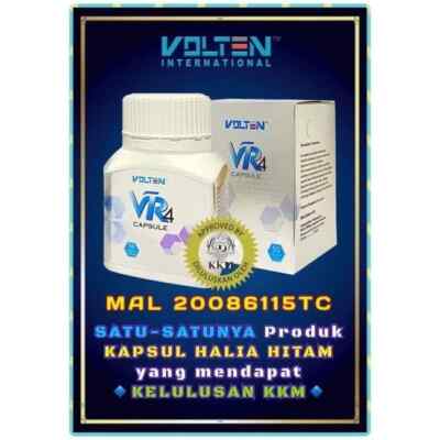 Volten VR4 Capsule Black Ginger Extract Plant Based General Health Include Ship