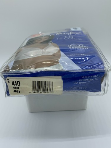 Playtex Bra 44D 18 Hour Ultimate Shoulder Comfort Wirefree 4693 NEW - 第 4/4 張圖片