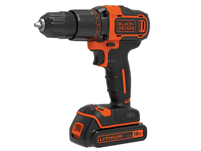 Black+Decker BCD700S1K 2 Gear Trapano Combi 18V 1 X 1.5Ah LI-ION B/Dbcd700s1k