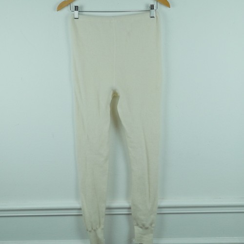 Women's Medium Base Layer Pants Wool Angora Blend Long Underwear Ski Germany - Picture 7 of 9