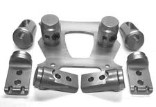 Fits Polaris RZR XP1000 Cage Connectors Adapters Plate (10 Pack) 1 3/4" 2017-21