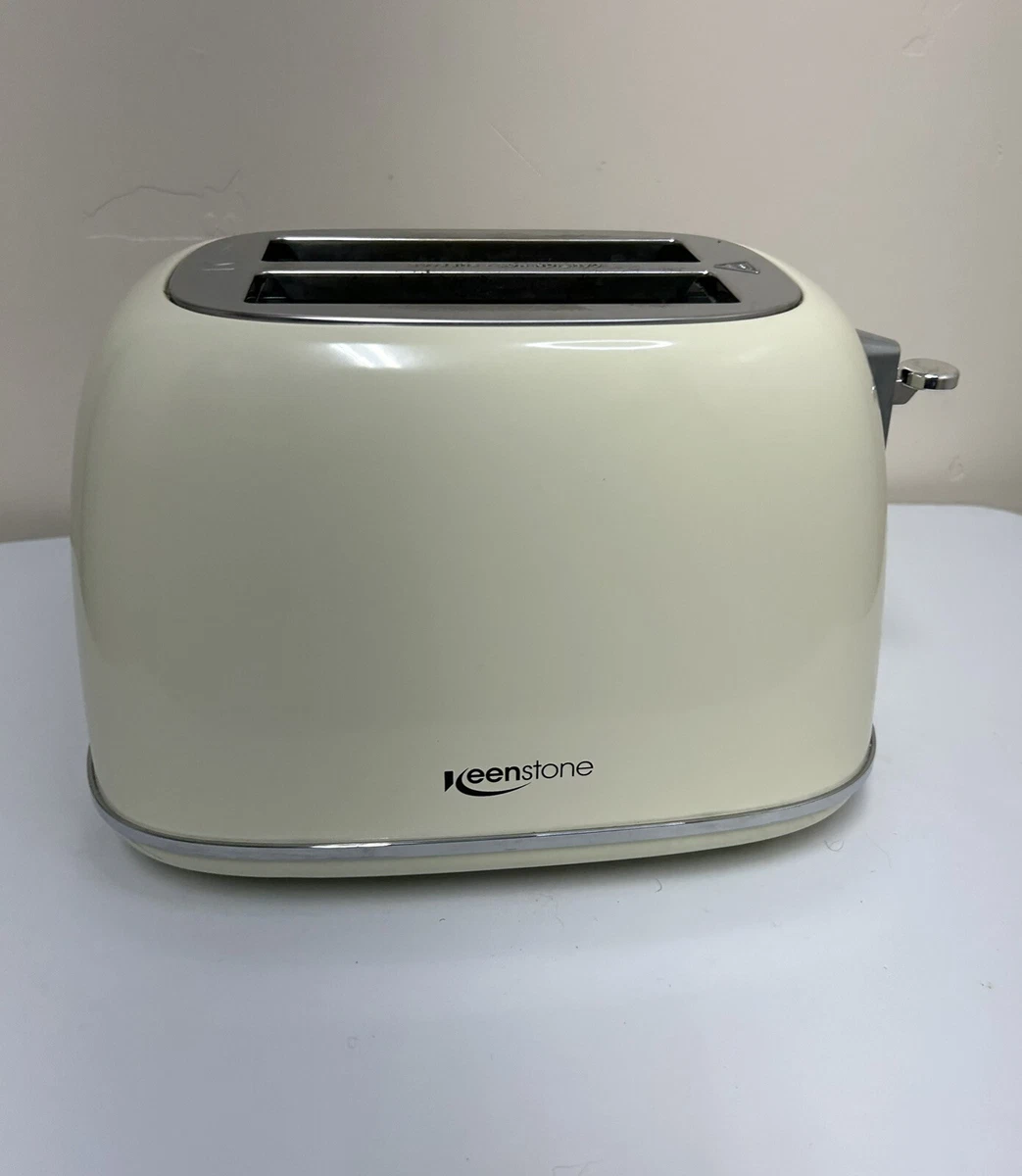 Keenstone 2 Slice Toaster Retro Stainless Steel Toaster, Green 