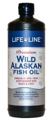 Life Line Wild Fish Oil 32oz Fresh Alaskan f/dogs & cats (similar to Salmon Oil)
