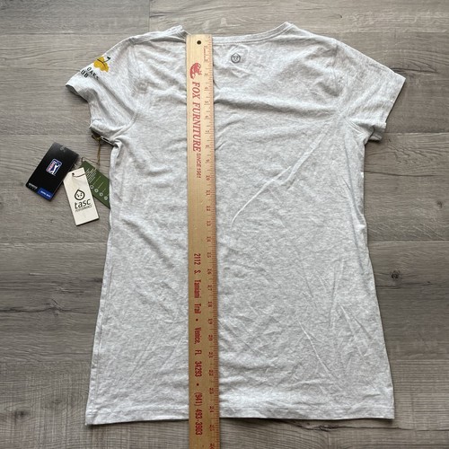 T-shirt girocollo TASC Performance donna taglia media Cloud Heather nuova con etichetta - Foto 9 di 9