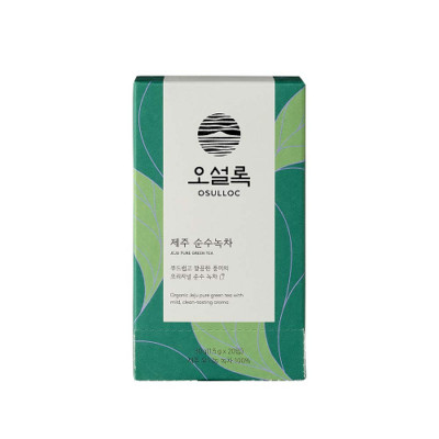 OSULLOC Jeju Pure Organic Green Tea  1.5g x 20 Tea Bags