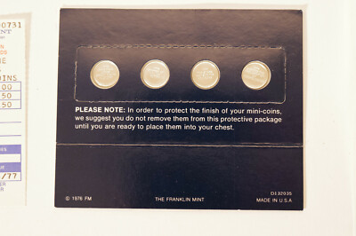 Franklin Mint History of the United States Mini-Coin Complete
