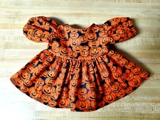 HALLOWEEN JACKOLANTERN PUMPKIN DRESS  for 16"-17" CPK Cabbage Patch Kids