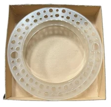 Vintage Centerpiece Plastic Flower Arranger Floral Decor Vase, White Plains, NY