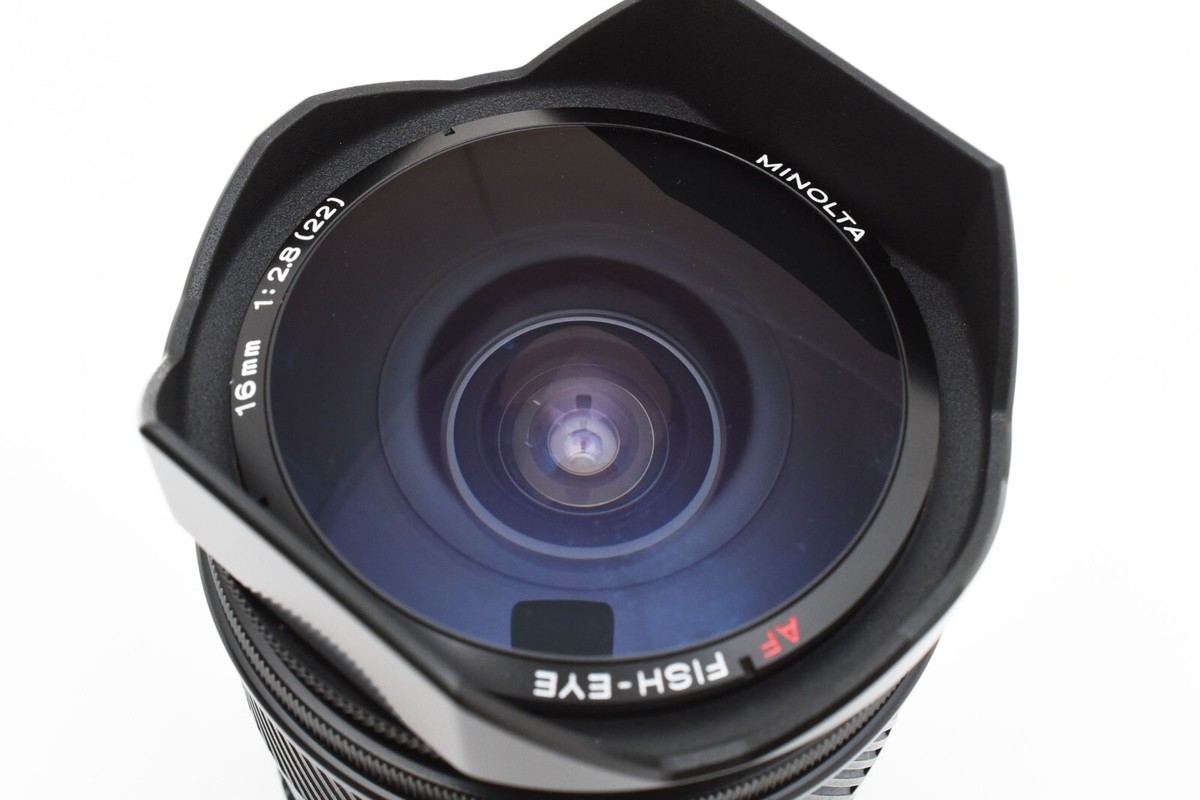 ★良品★ ミノルタ MINOLTA FISH-EYE AF 16mm F2.8 MINOLTA AF FISH EYE 16mm F2.8 Wide Angle From Japan 2354342 [Near