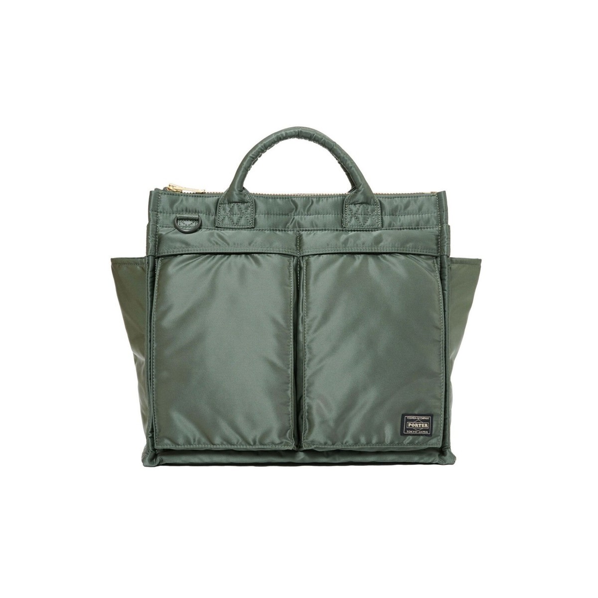 試着のみ PORTER TANKER SQUARE TOTE BAG(L) PORTER TANKER SQUARE TOTE BAG (L) 622-27843 Sage Green