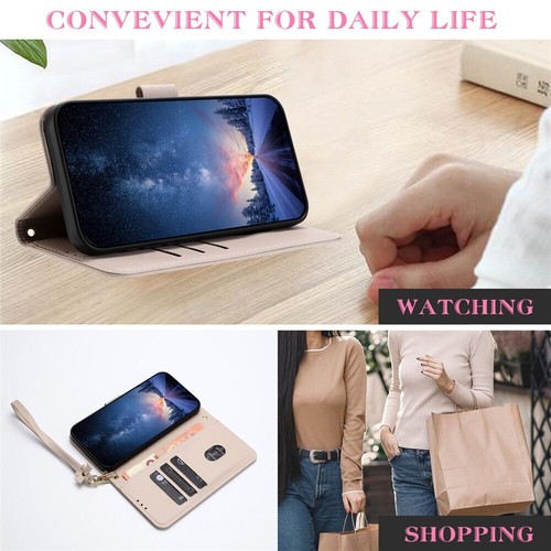 For Google Pixel 10 9 Pro XL 10 9 8 Pro 9A 8A 7A Case Leather Wallet Flip Cover - Picture 82 of 89