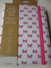 brand new 6 to 8 inch folio and stand tablet case ipad mini galaxy tab ,