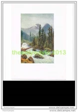 GLACIER CREST, ILLECILLEWAET, Book Illustration, 1907