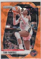 2024 Prizm WNBA Parallel Cracked Ice Orange TEMI FAGBENLE #136 Fever
