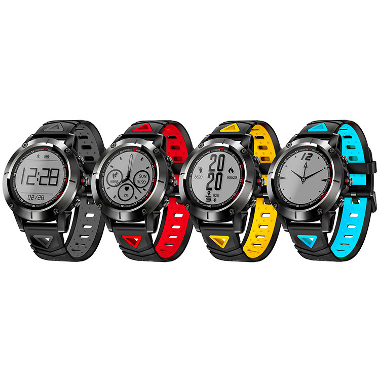 Montre connectée GPS GX-BW345 étanche noire pour le sport