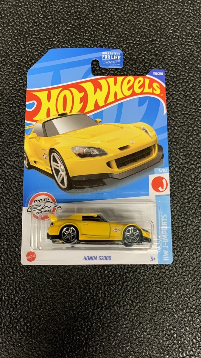 ホットウィール　HONDA S2000 2022 Hot Wheels HONDA S2000 #118 yellow - HW J-Imports Ryu's