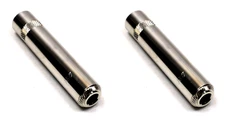 (2) Two Genuine REAN by NEUTRIK NYS2202P Female 1/4" Mono Cable Jack Extention