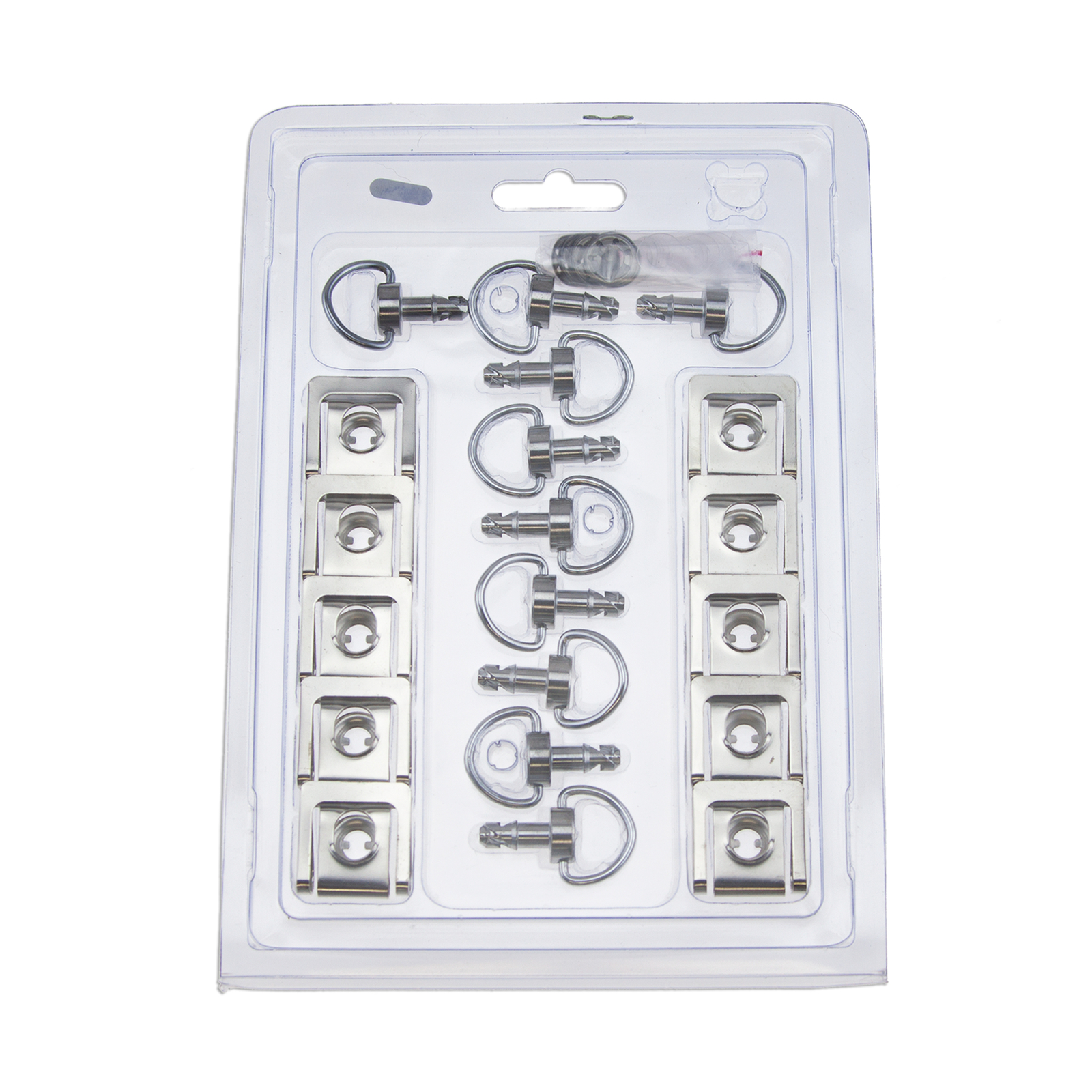 17mm Fairing Race Dzus Panex Chrome 10x 1/4 Turn Quick Release Clip