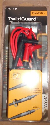 New Fluke TL175 Twistguard Test Leads, 2 mm Diameter Probe Tips . 