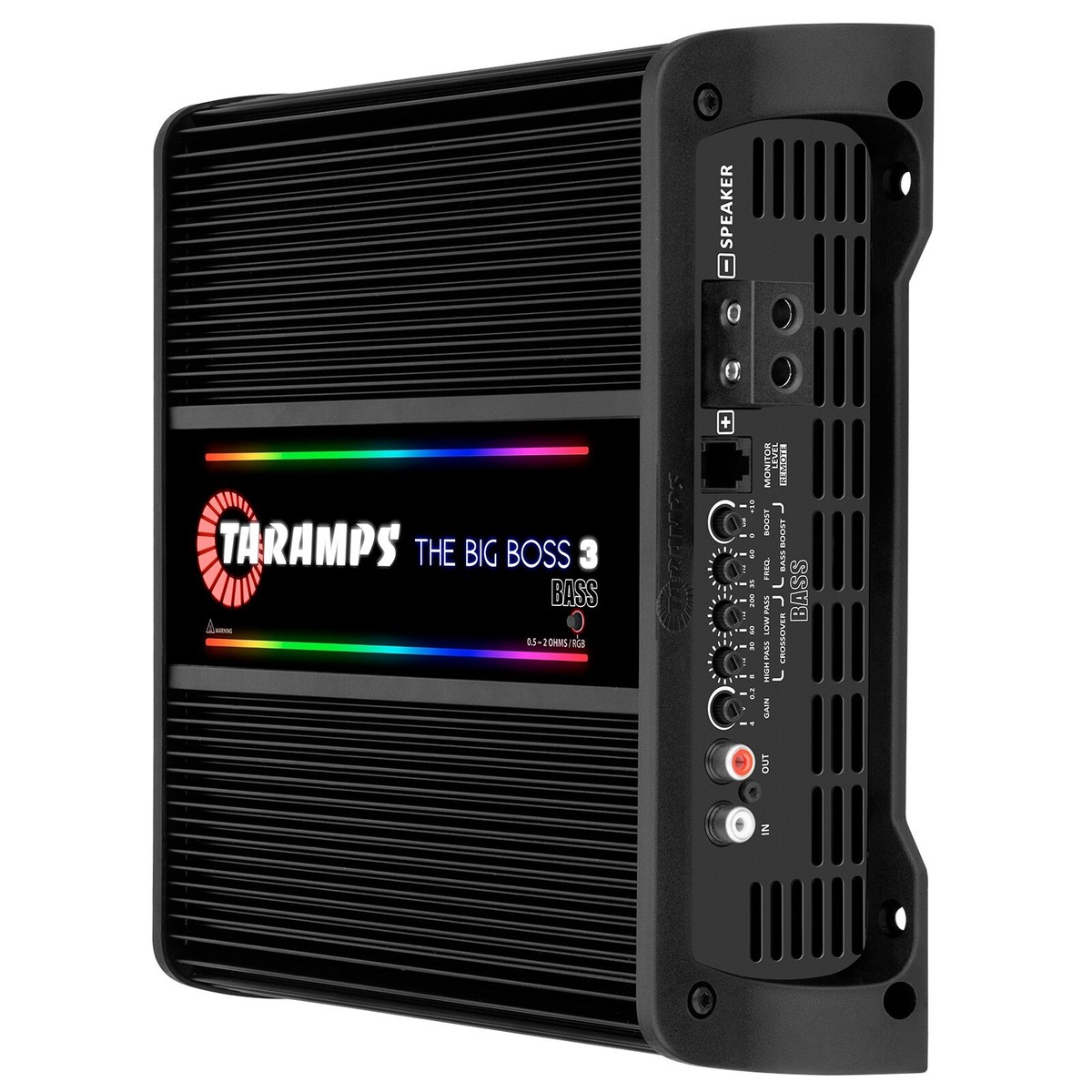 The Big Boss 3 Bass 0.5~2 OHMS 3000 Watts BLACK + DS 1200X4 2 Ohms