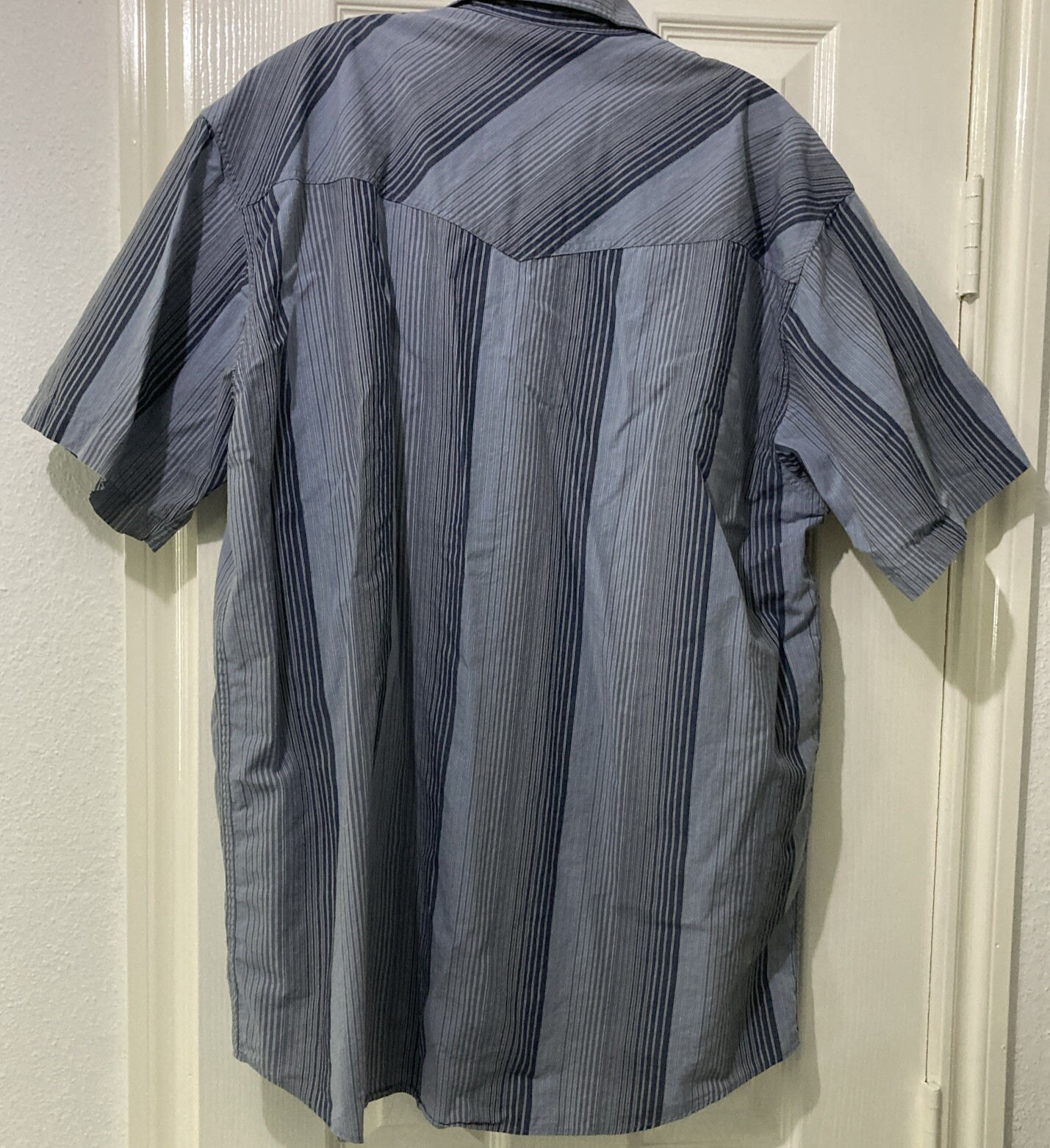 Pendleton Pearl Snap Button Stripes Short Sleeve … - image 4