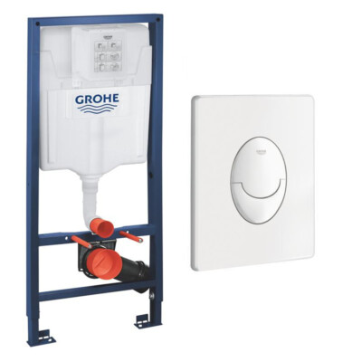 Grohe WC 2in1 Set Rapid SL Wand-WC Vorwandelement Betätigungsplatte Skate Air