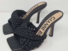 Gianni Bini Black Braided Heels Size 5
