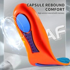 Orthopedic Insoles for Feet Sport Shock-absorbing Insole for Shoes Arch Support