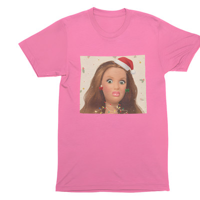 Bratz Christmas Tangled T-Shirt   Festive Doll Humor Graphic Tee