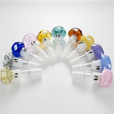 2pcs 14MM Male Glass Slide Bowl Mushroom Smoking Tobacco Bowls for Glass Bong