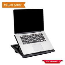 Adjustable Lap Desk - Travel-Ready with Built-in Handle  Comfortable Cushions