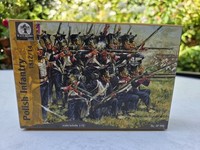 1 X 1:72 Waterloo AP008 Napoleon Frankreich Polnische Infanterie 1815 Neu OVP