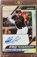 Fernando Tatis Jr. 2020 Panini Prizm Pro Penmanship Silver Auto #PP-FT