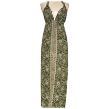 Fashion Nova Green Floral Bodycon Dress