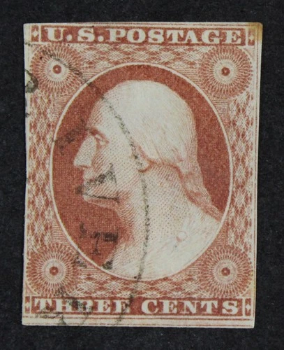 CKStamps: US Stamps Collection Scott#10 3c Washington Used CV$185