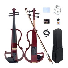 4 string Silent 4/4 Electric Violin Solid wood Ebony Fittings Lightweight New