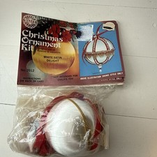 1977 Walco Holiday Christmas Eve Ornament Kit 2012 Sequins Beads Vintage New