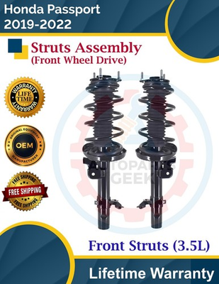 #ad New OE Front Left amp; Right Strut For 2019 2022 Honda Passport 2WD 9 Year Warranty $286.00